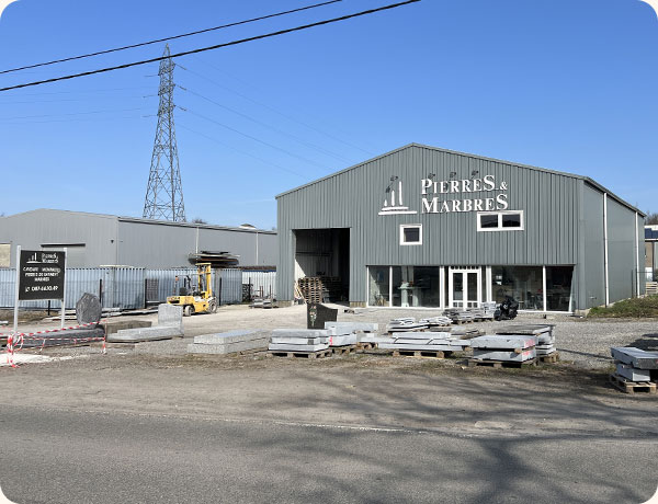 atelier de découpe de pierre bleue en province de Liège